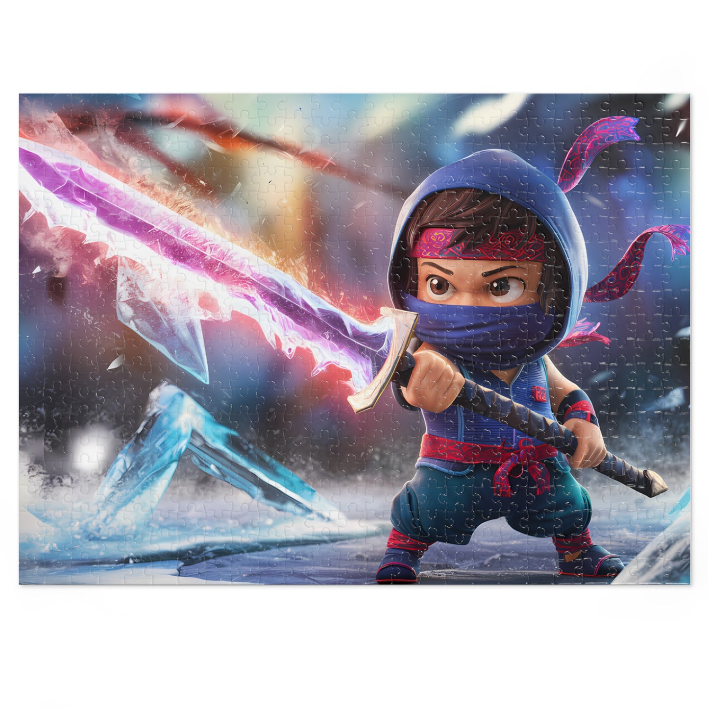 Blade of the Frozen Flame - Jigsaw Puzzle (30, 110, 252, 500,1000-Piece)