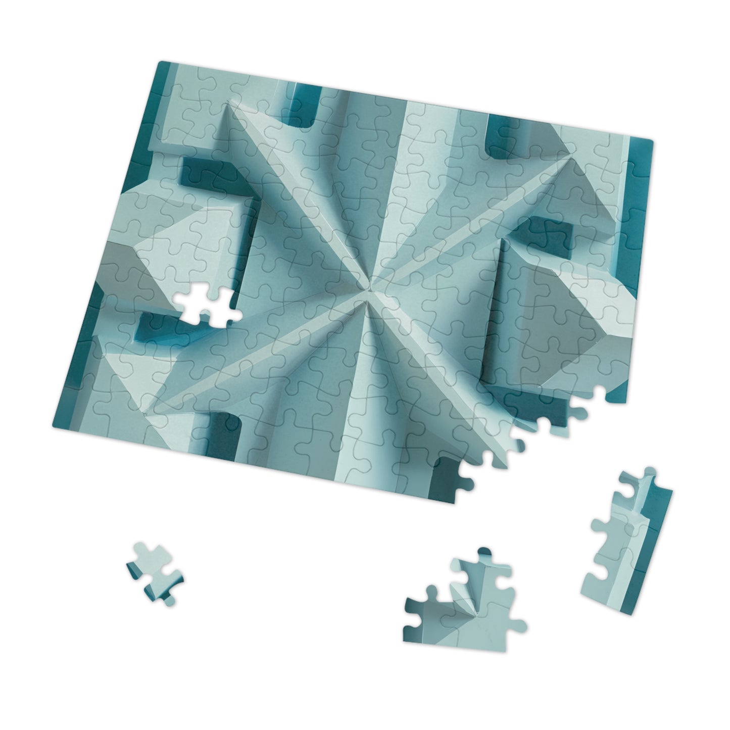 Geometric Frost - Jigsaw Puzzle (30, 110, 252, 500,1000-Piece)