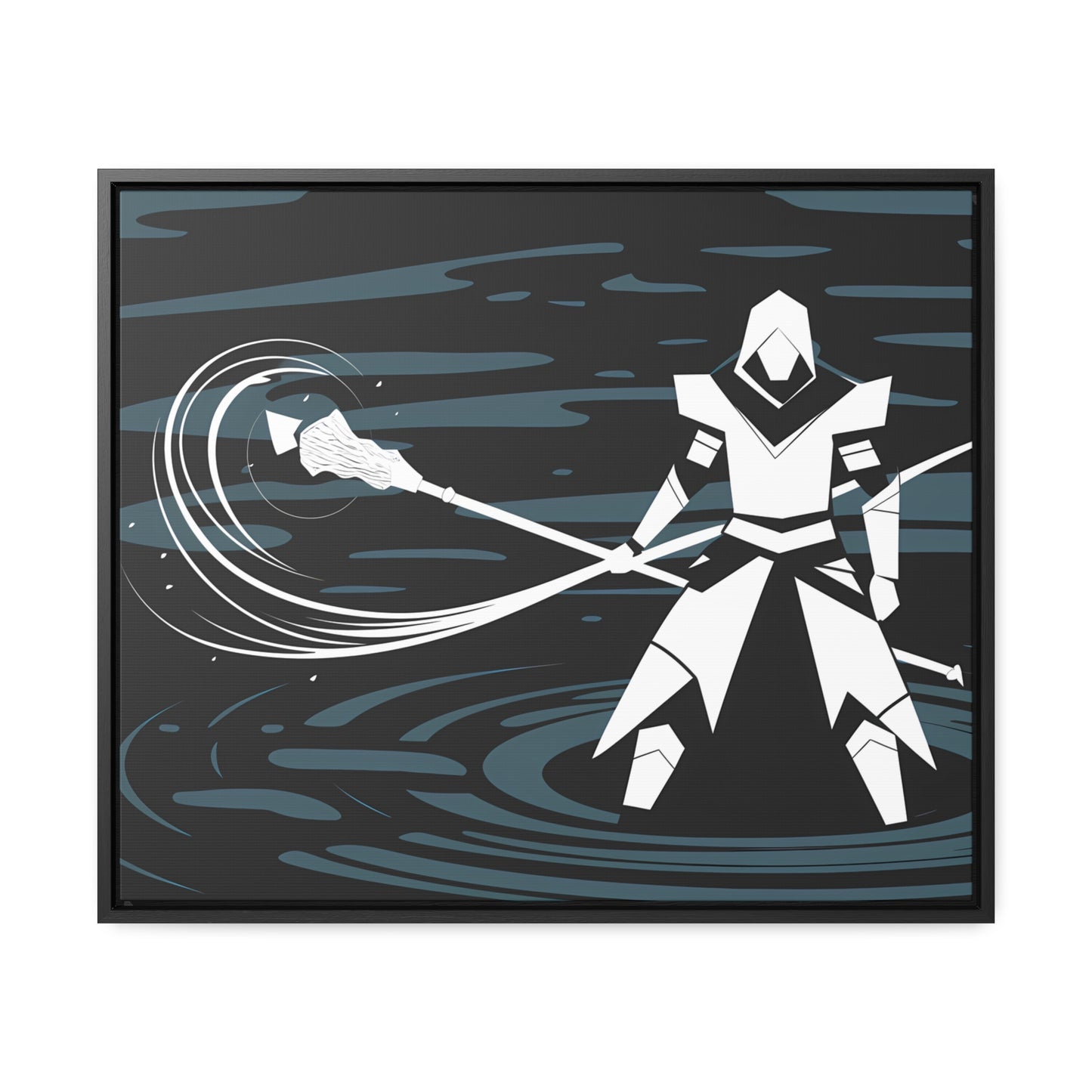 "Guardian of the Abyss" - Gallery Canvas Wraps, Horizontal Frame