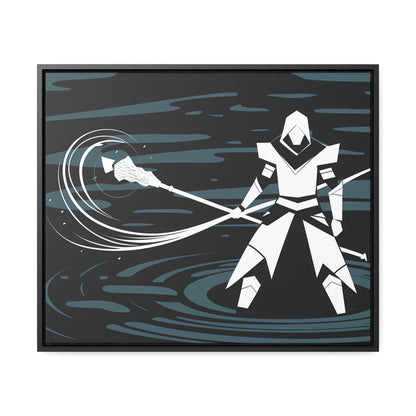 "Guardian of the Abyss" - Gallery Canvas Wraps, Horizontal Frame
