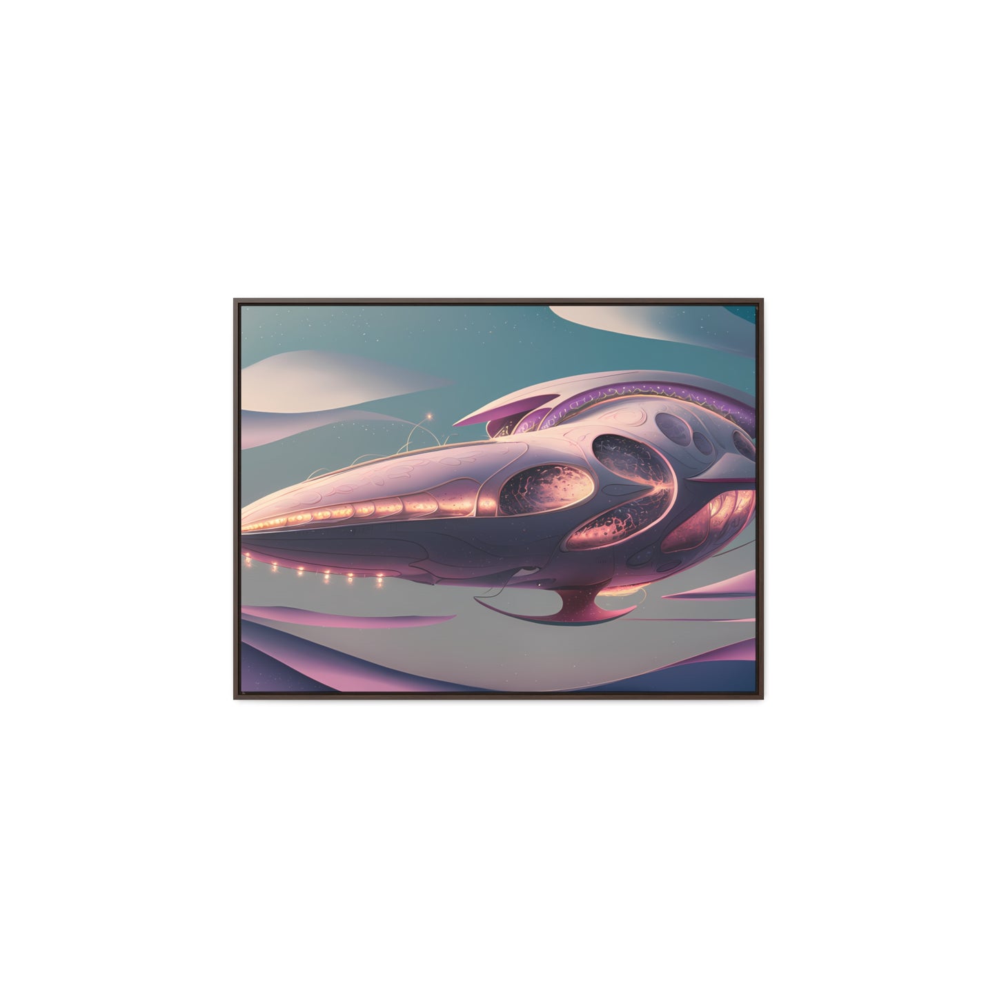 Voyage of the Celestial Whale - Gallery Canvas Wraps, Horizontal Frame