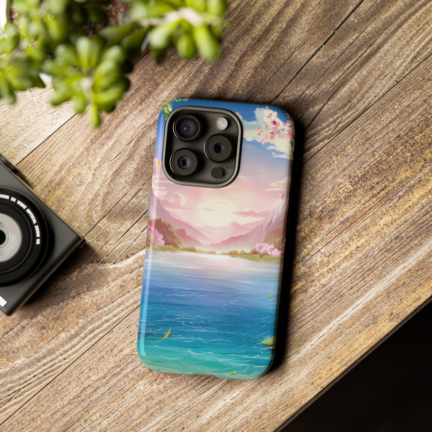 Serene Lake and Mountains - Smartphone Tough Cases