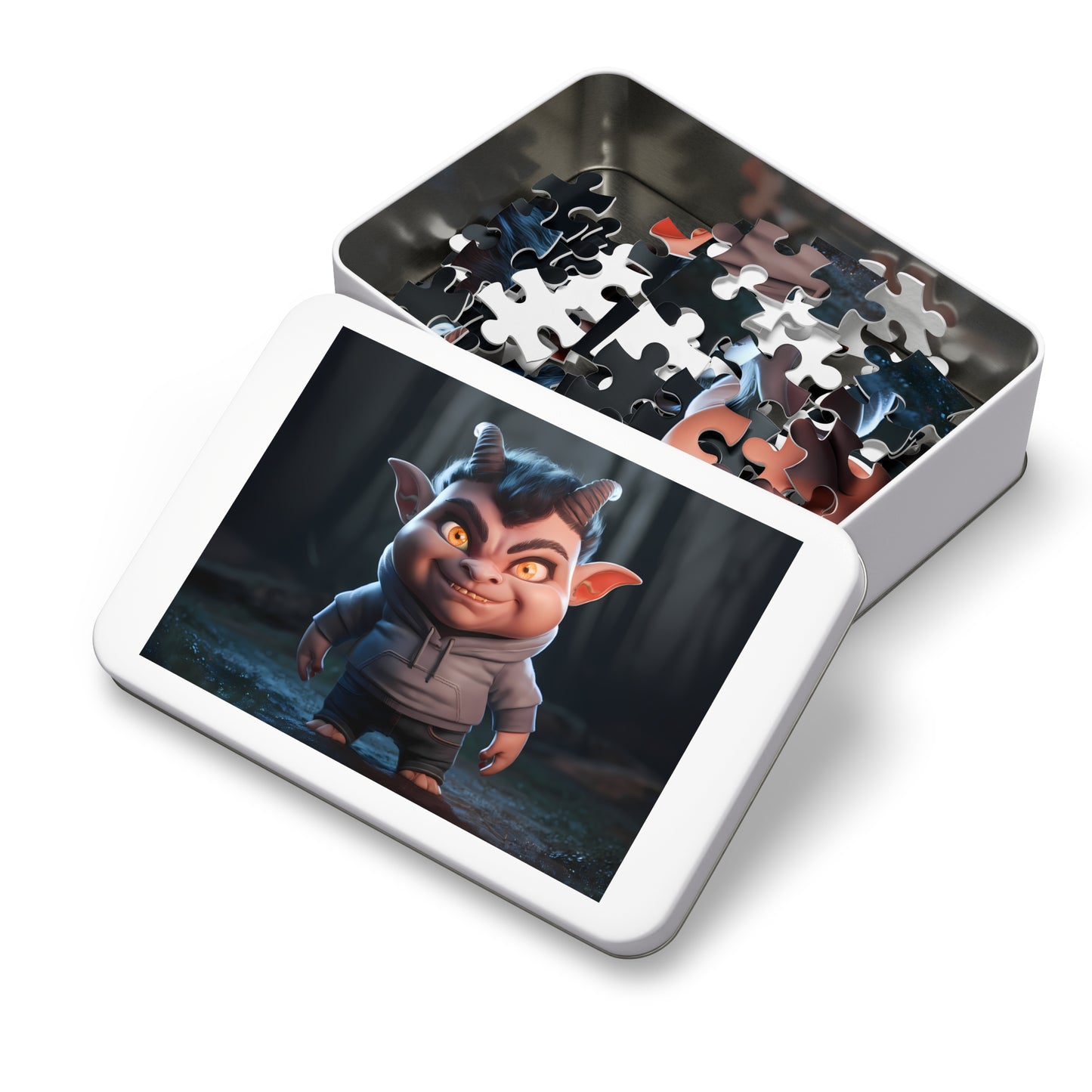 The Mischievous Forest Goblin - Jigsaw Puzzle (30, 110, 252, 500,1000-Piece)