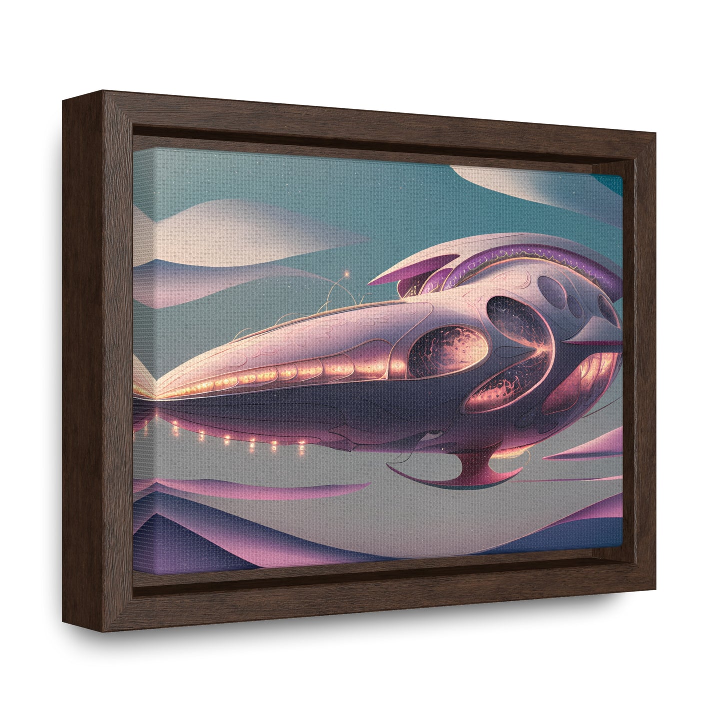 Voyage of the Celestial Whale - Gallery Canvas Wraps, Horizontal Frame