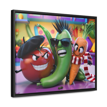 Veggie Rebels - Gallery Canvas Wraps, Horizontal Frame
