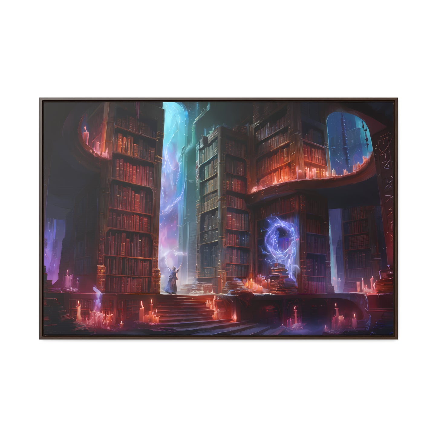 The Arcane Library of Eternal Wisdom - Gallery Canvas Wraps, Horizontal Frame