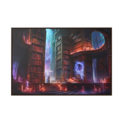 The Arcane Library of Eternal Wisdom - Gallery Canvas Wraps, Horizontal Frame