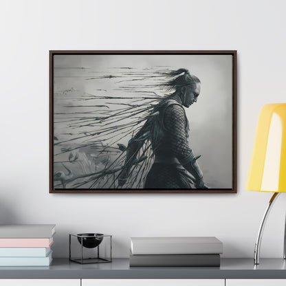 "Endurance in Silence" - Gallery Canvas Wraps, Horizontal Frame