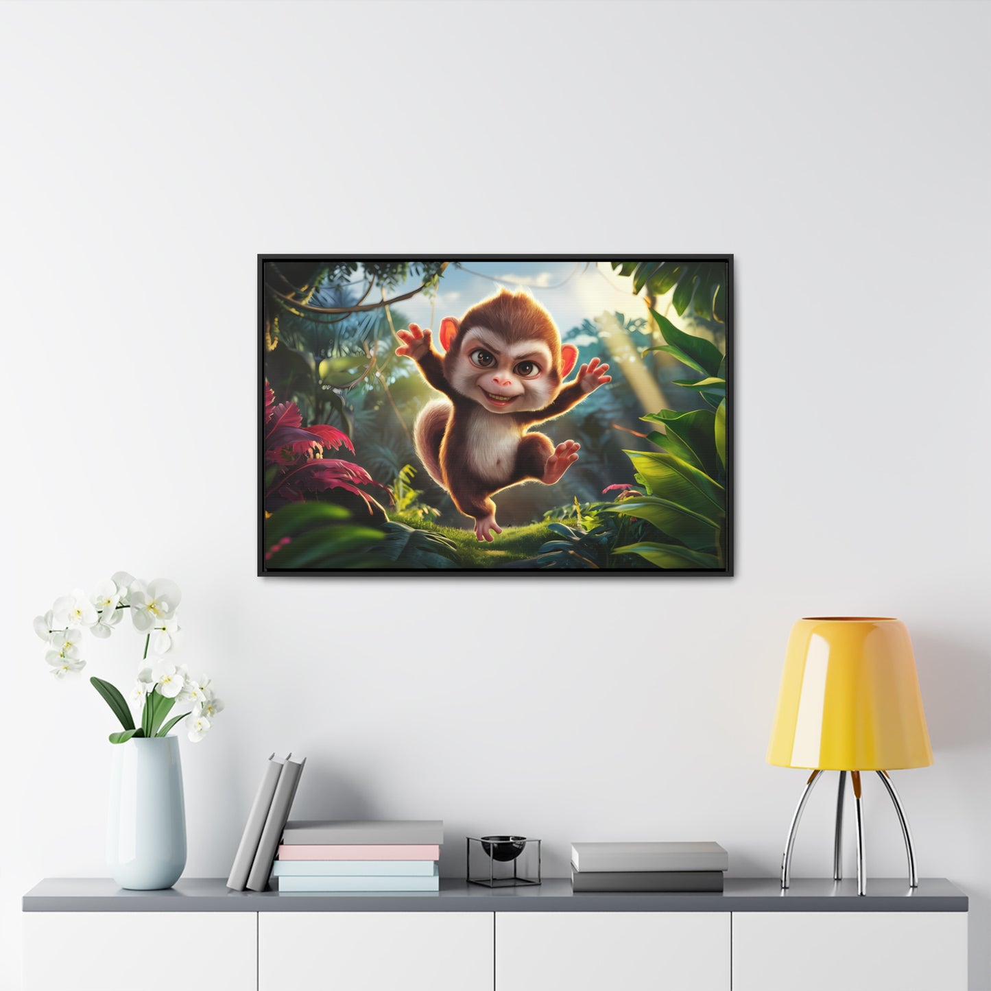 Jungle Joy - Gallery Canvas Wraps, Horizontal Frame
