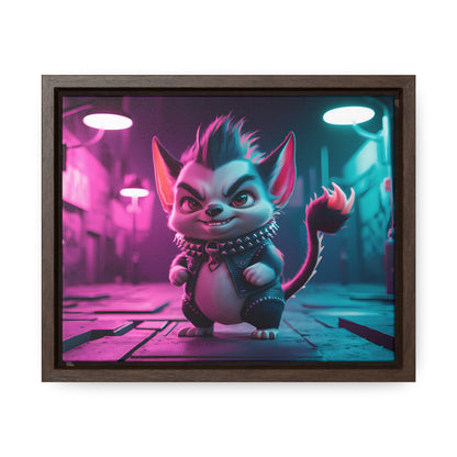 Punk Alley Prowler - Gallery Canvas Wraps, Horizontal Frame