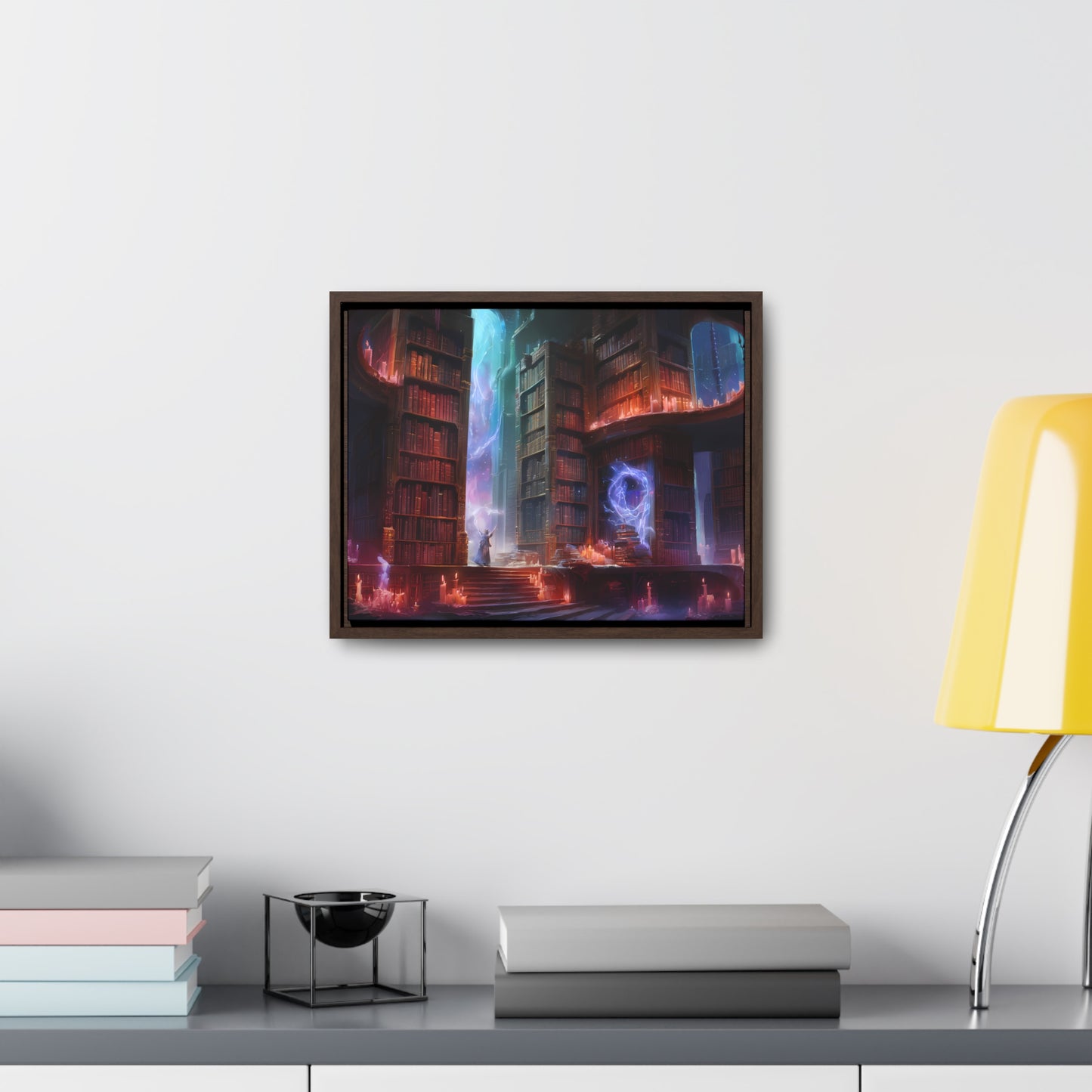 The Arcane Library of Eternal Wisdom - Gallery Canvas Wraps, Horizontal Frame