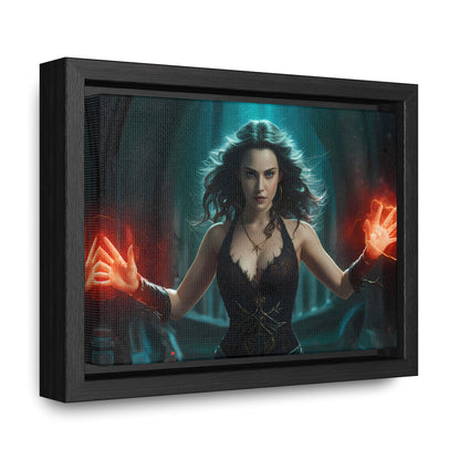 Sorceress of the Crimson Flame - Gallery Canvas Wraps, Horizontal Frame