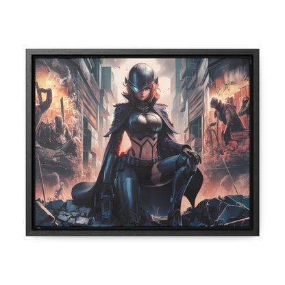 "Shadow of the Resistance" - Gallery Canvas Wraps, Horizontal Frame