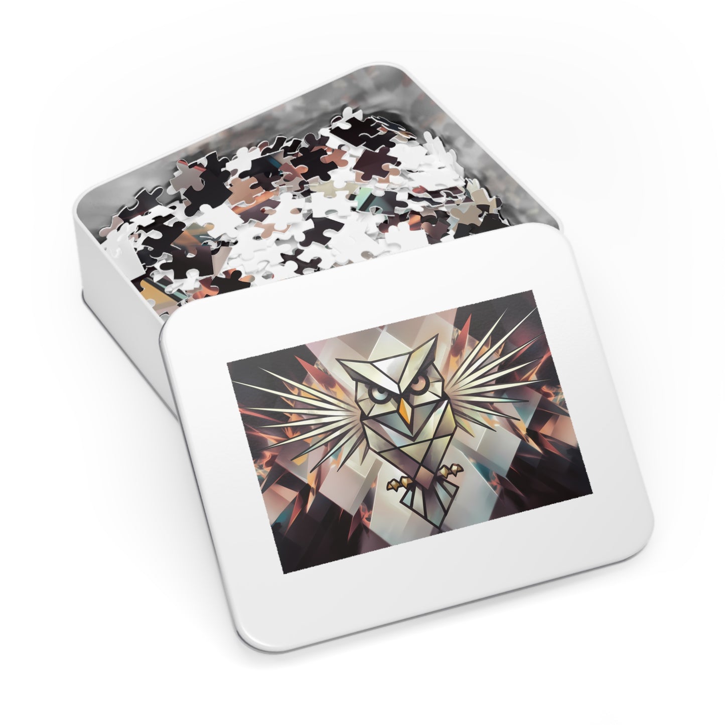 Guardian of the Geometric Night - Jigsaw Puzzle (30, 110, 252, 500,1000-Piece)