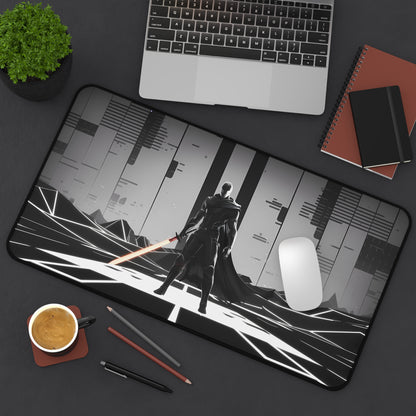 Shadow of the Neon Knight - Desk Mat