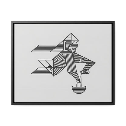 "The Water Bearer" - Gallery Canvas Wraps, Horizontal Frame