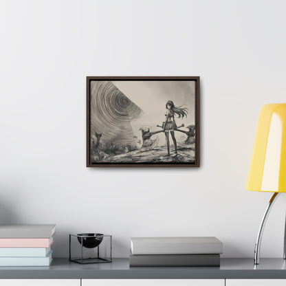 Echoes of the Abyss - Gallery Canvas Wraps, Horizontal Frame