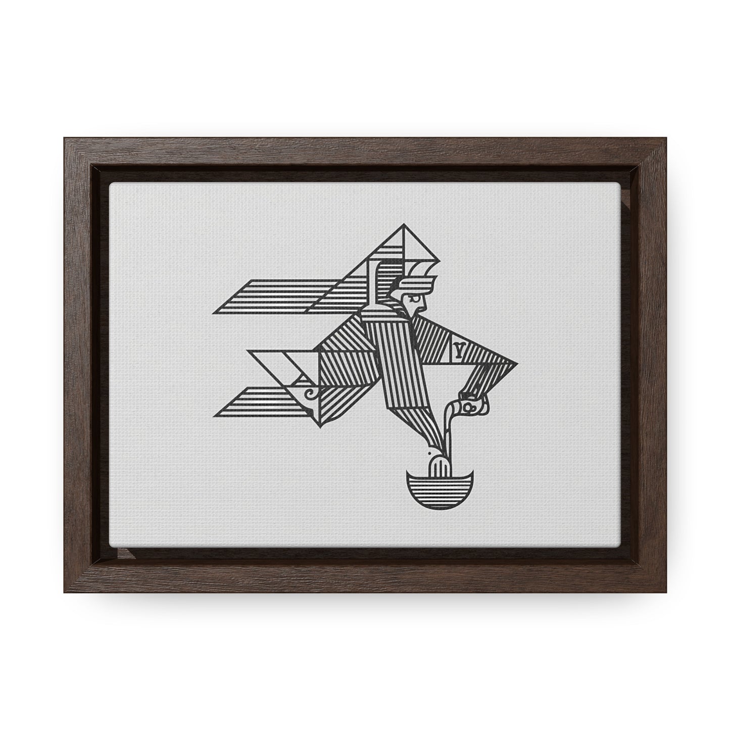 "The Water Bearer" - Gallery Canvas Wraps, Horizontal Frame