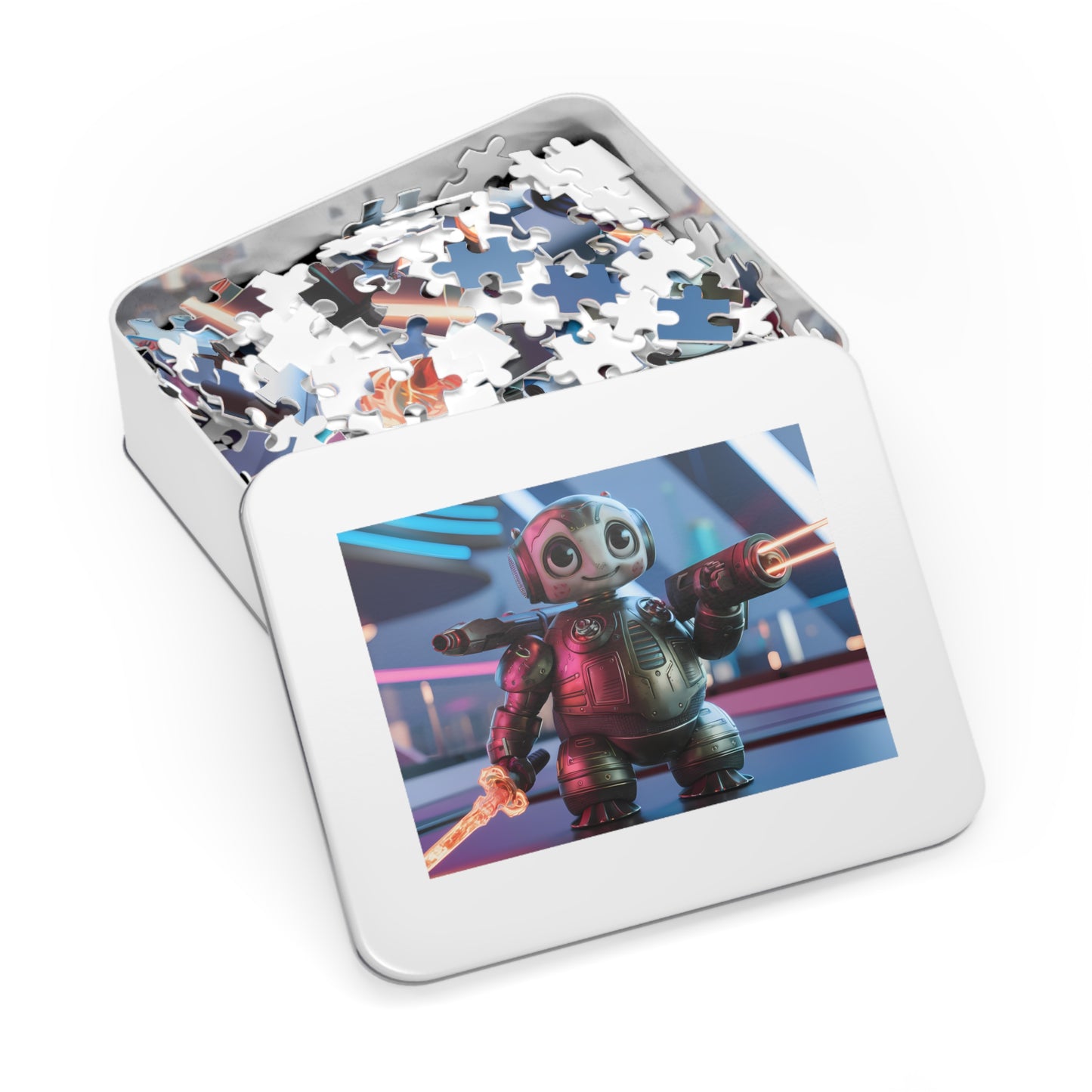 Galactic Guardian Bot - Jigsaw Puzzle (30, 110, 252, 500,1000-Piece)