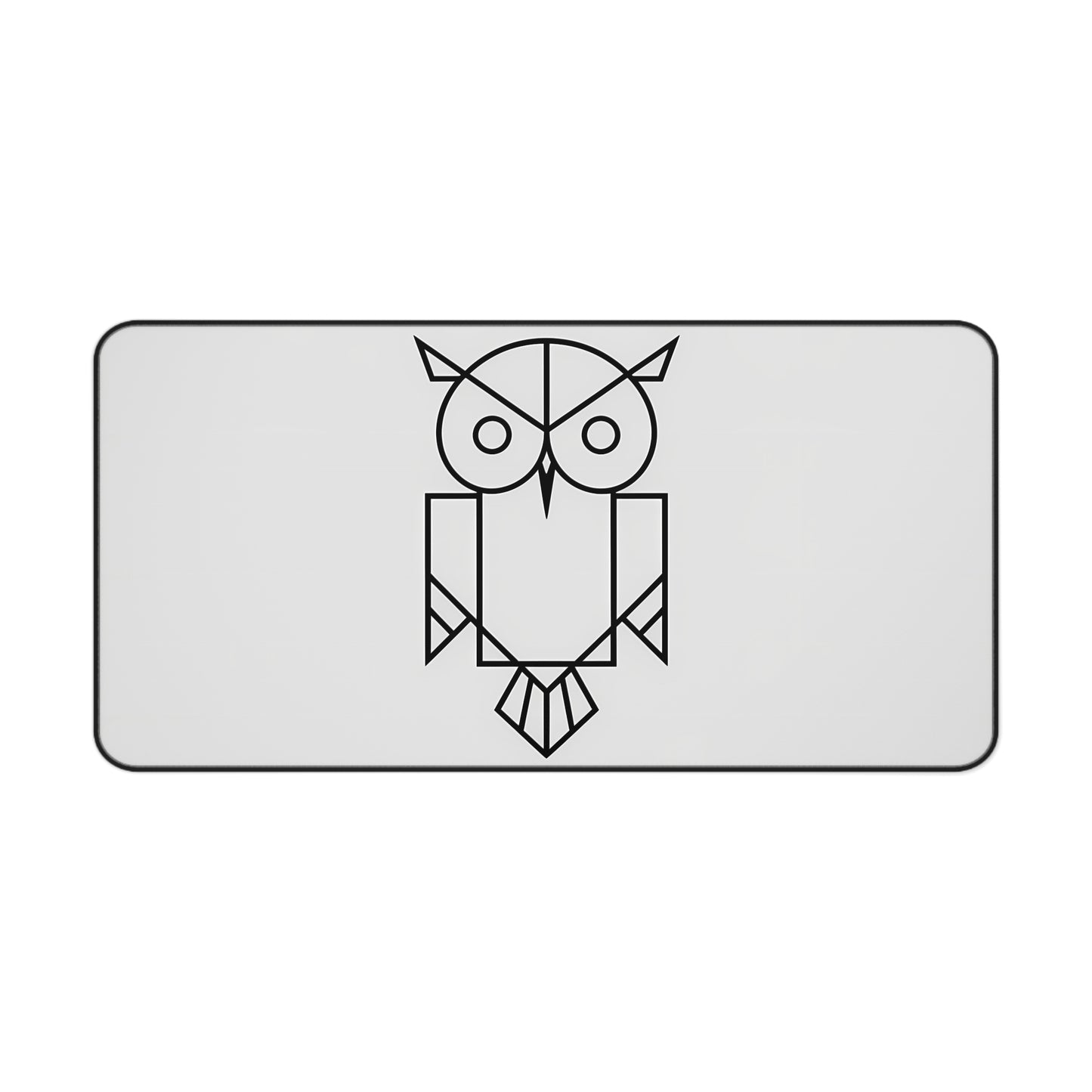 Geometric Owl Design - Desk Mat