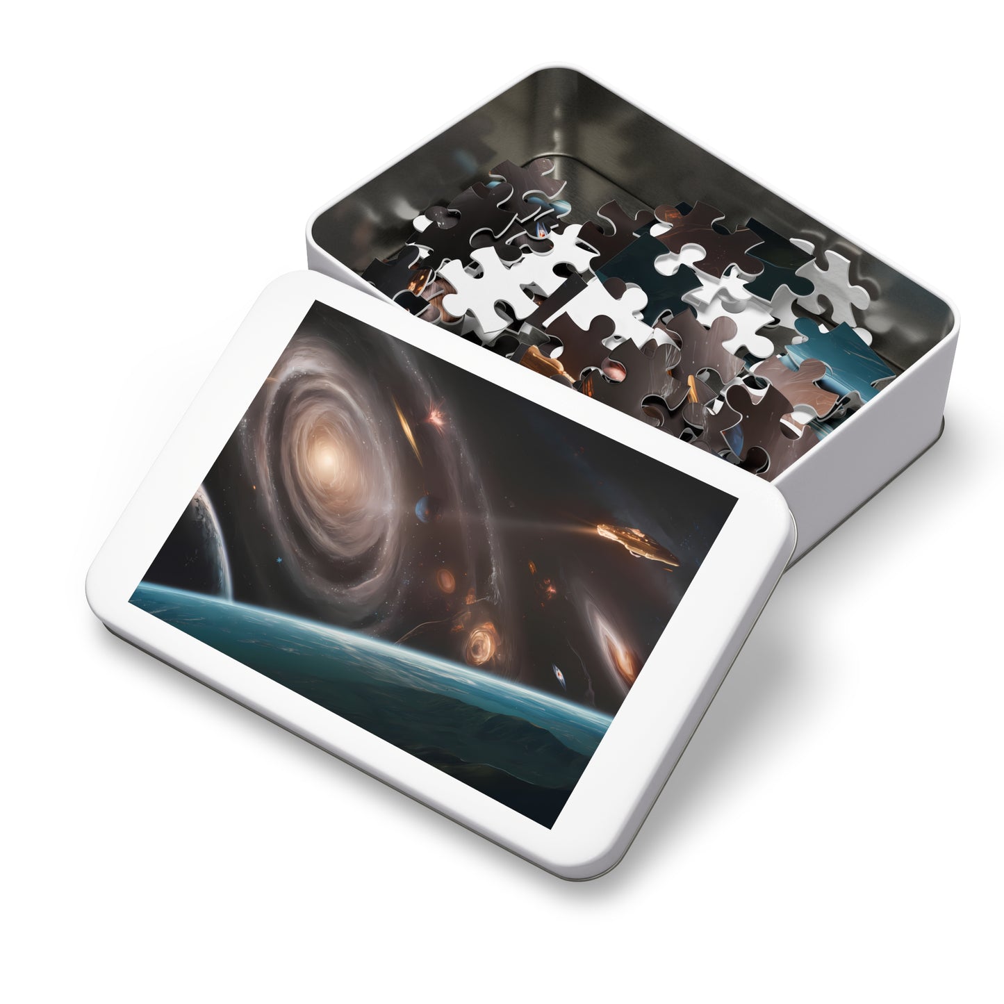 Eternal Voyage Through Cosmic Vortexes - Jigsaw Puzzle (30, 110, 252, 500,1000-Piece)