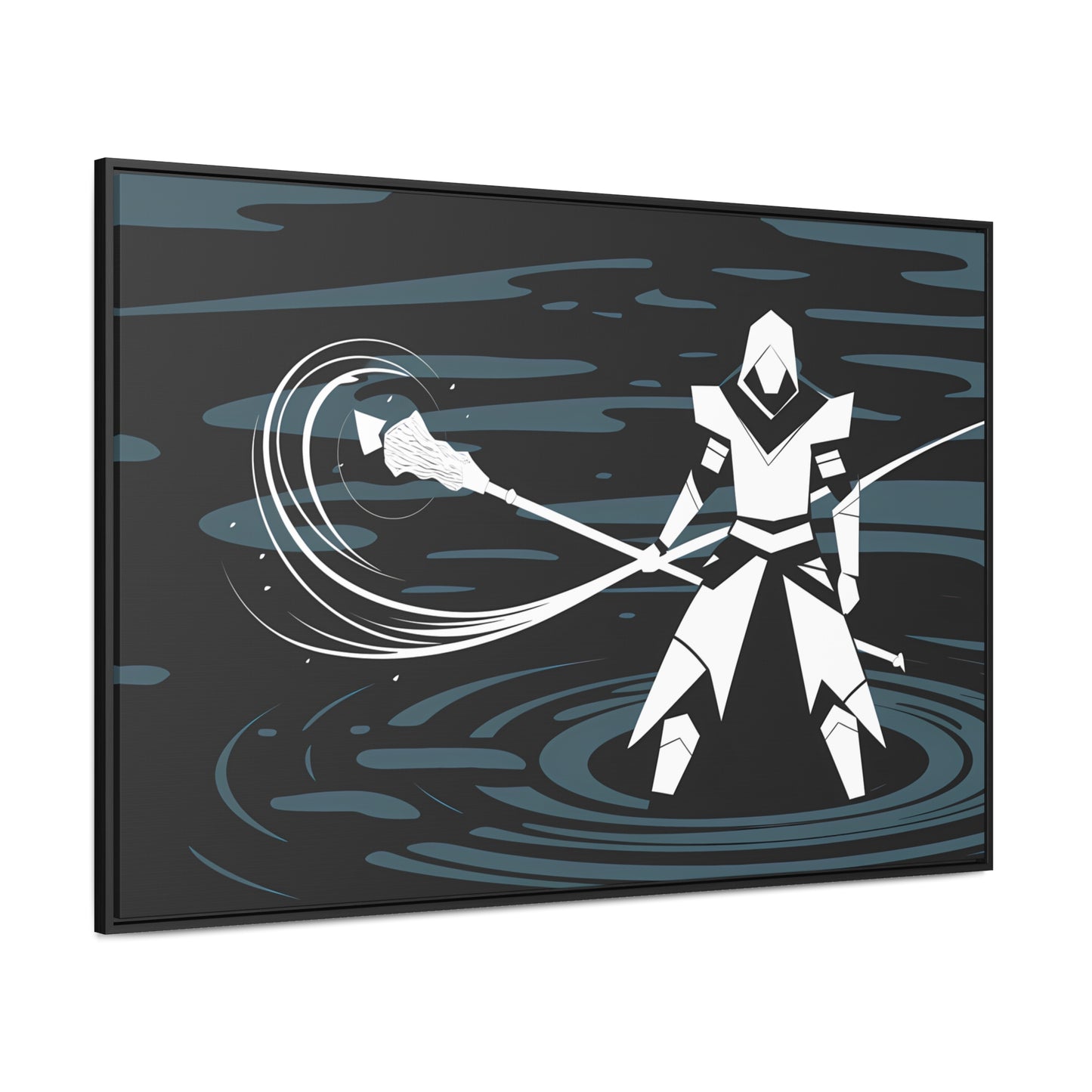 "Guardian of the Abyss" - Gallery Canvas Wraps, Horizontal Frame
