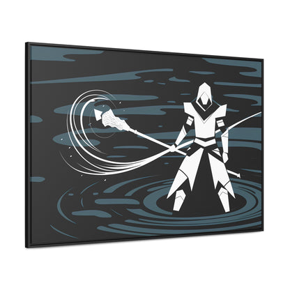 "Guardian of the Abyss" - Gallery Canvas Wraps, Horizontal Frame