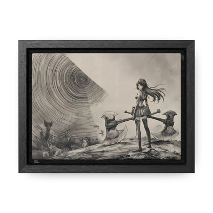 Echoes of the Abyss - Gallery Canvas Wraps, Horizontal Frame
