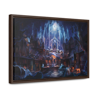 Sanctuary of the Forgotten Tomes - Gallery Canvas Wraps, Horizontal Frame
