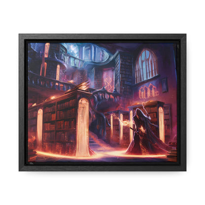The Arcane Library of Eternal Knowledge - Gallery Canvas Wraps, Horizontal Frame