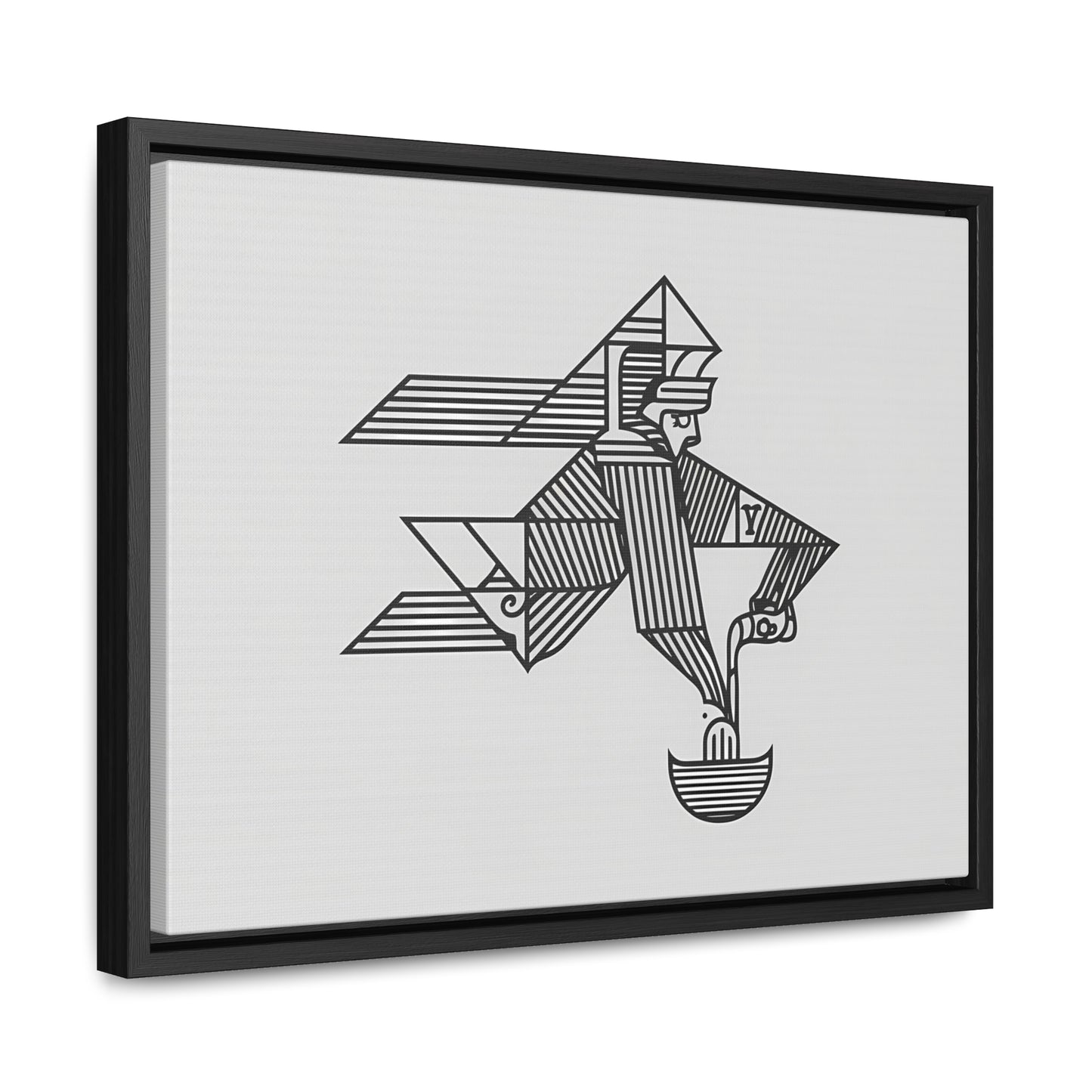"The Water Bearer" - Gallery Canvas Wraps, Horizontal Frame
