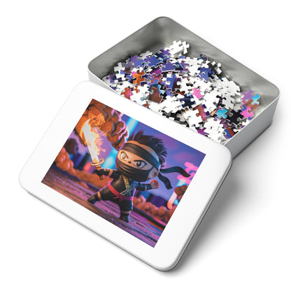 Flameblade Ninja Showdown - Jigsaw Puzzle (30, 110, 252, 500,1000-Piece)