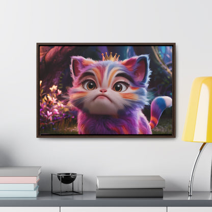 Regal Whiskers in the Enchanted Forest - Gallery Canvas Wraps, Horizontal Frame