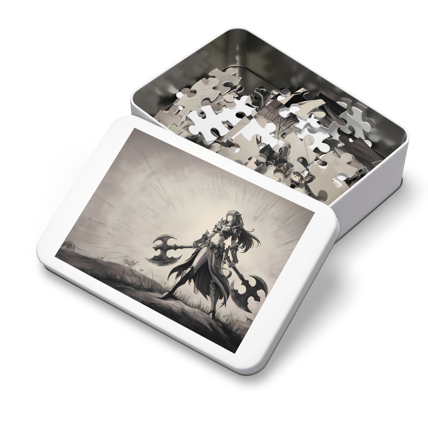Warrior of the Silent Plains - Jigsaw Puzzle (30, 110, 252, 500,1000-Piece)