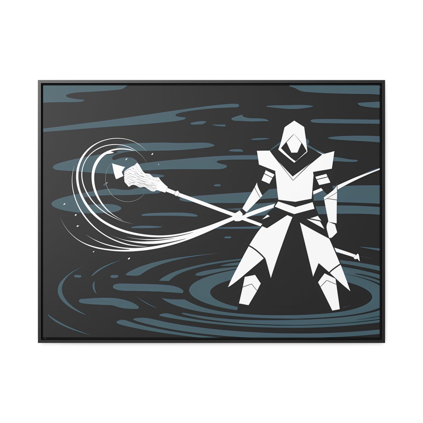 "Guardian of the Abyss" - Gallery Canvas Wraps, Horizontal Frame