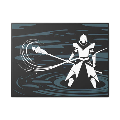 "Guardian of the Abyss" - Gallery Canvas Wraps, Horizontal Frame