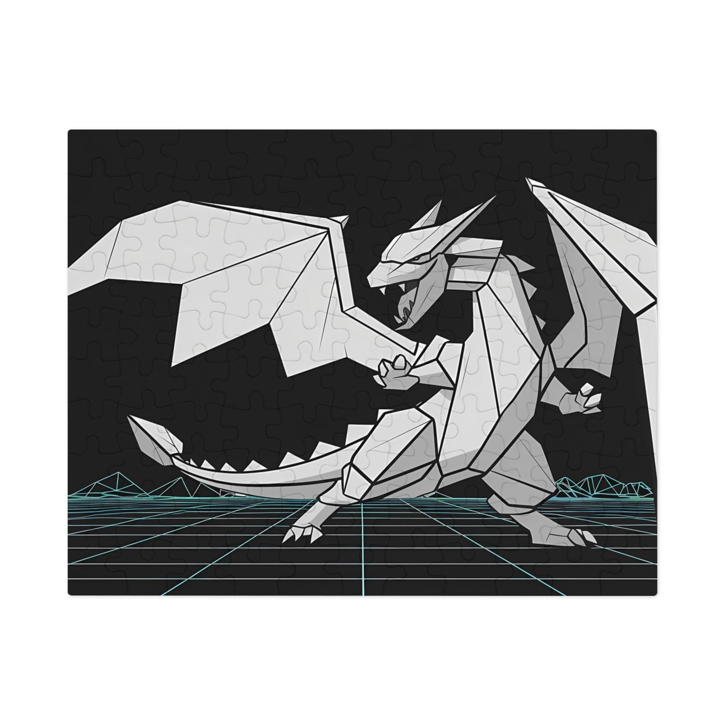 Origami Cyber Dragon - Jigsaw Puzzle (30, 110, 252, 500,1000-Piece)