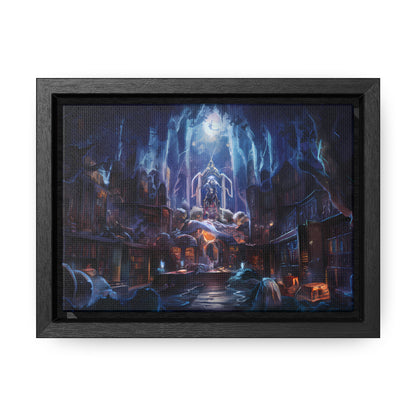Sanctuary of the Forgotten Tomes - Gallery Canvas Wraps, Horizontal Frame