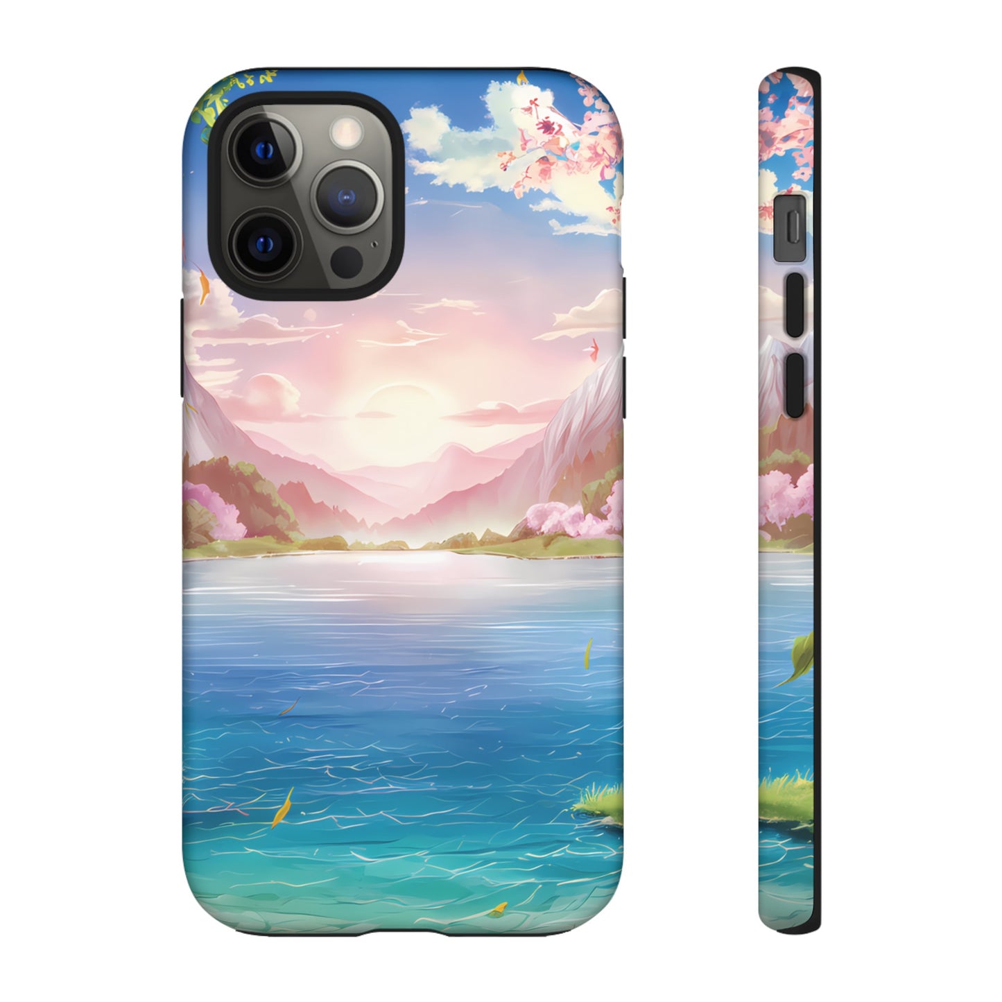 Serene Lake and Mountains - Smartphone Tough Cases