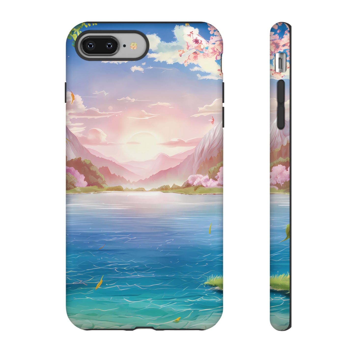 Serene Lake and Mountains - Smartphone Tough Cases