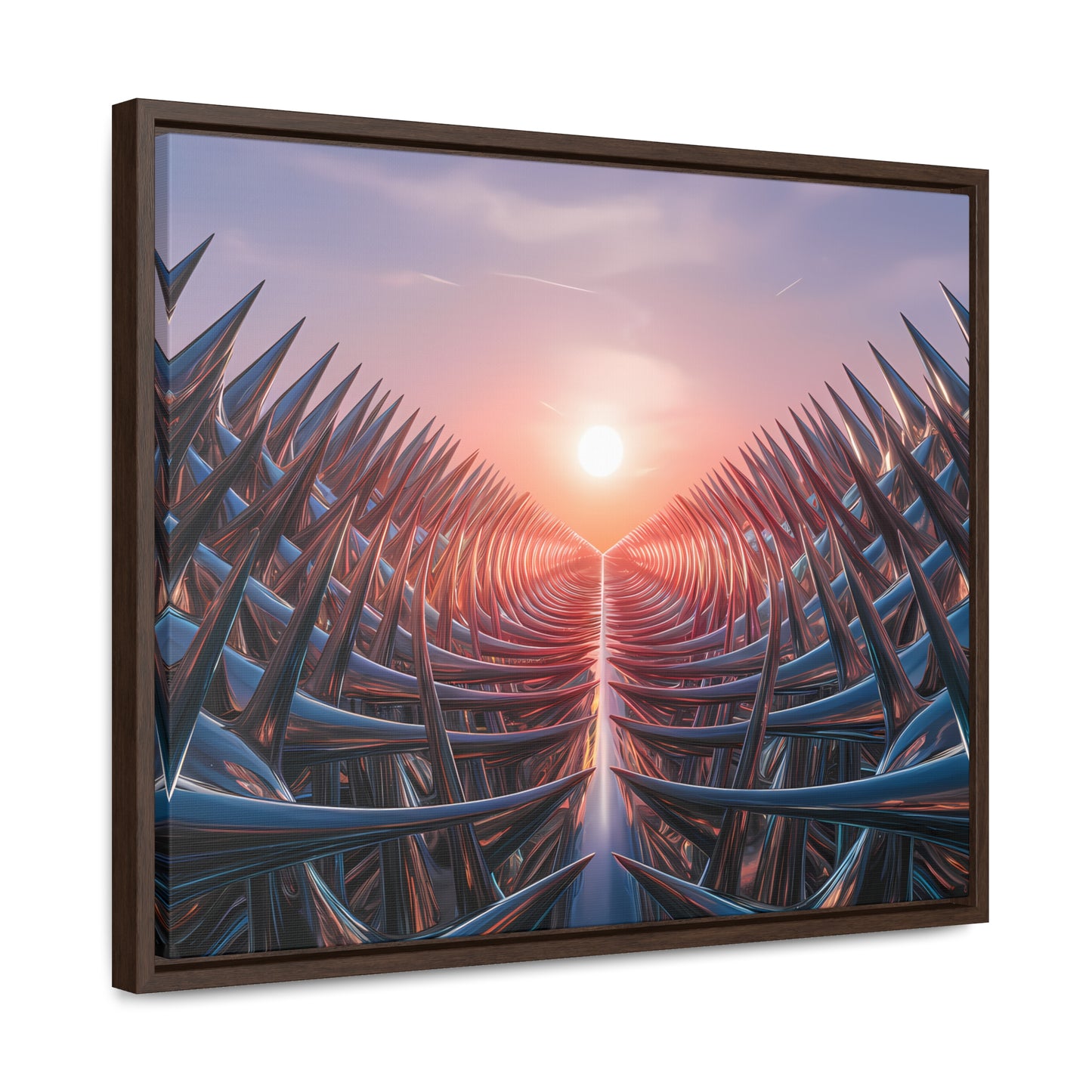 Path of Thorns at Sunrise - Gallery Canvas Wraps, Horizontal Frame
