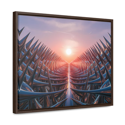 Path of Thorns at Sunrise - Gallery Canvas Wraps, Horizontal Frame