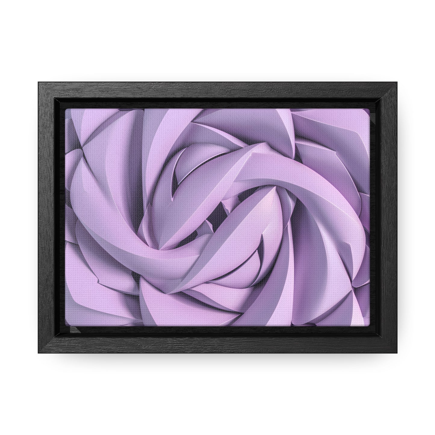 Spiral Petals - Gallery Canvas Wraps, Horizontal Frame