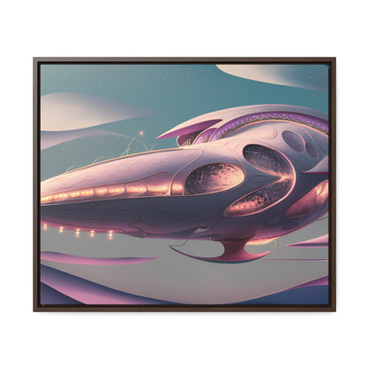 Voyage of the Celestial Whale - Gallery Canvas Wraps, Horizontal Frame