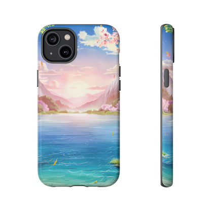 Serene Lake and Mountains - Smartphone Tough Cases