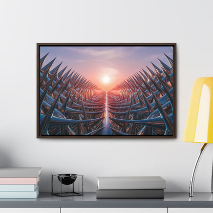 Path of Thorns at Sunrise - Gallery Canvas Wraps, Horizontal Frame