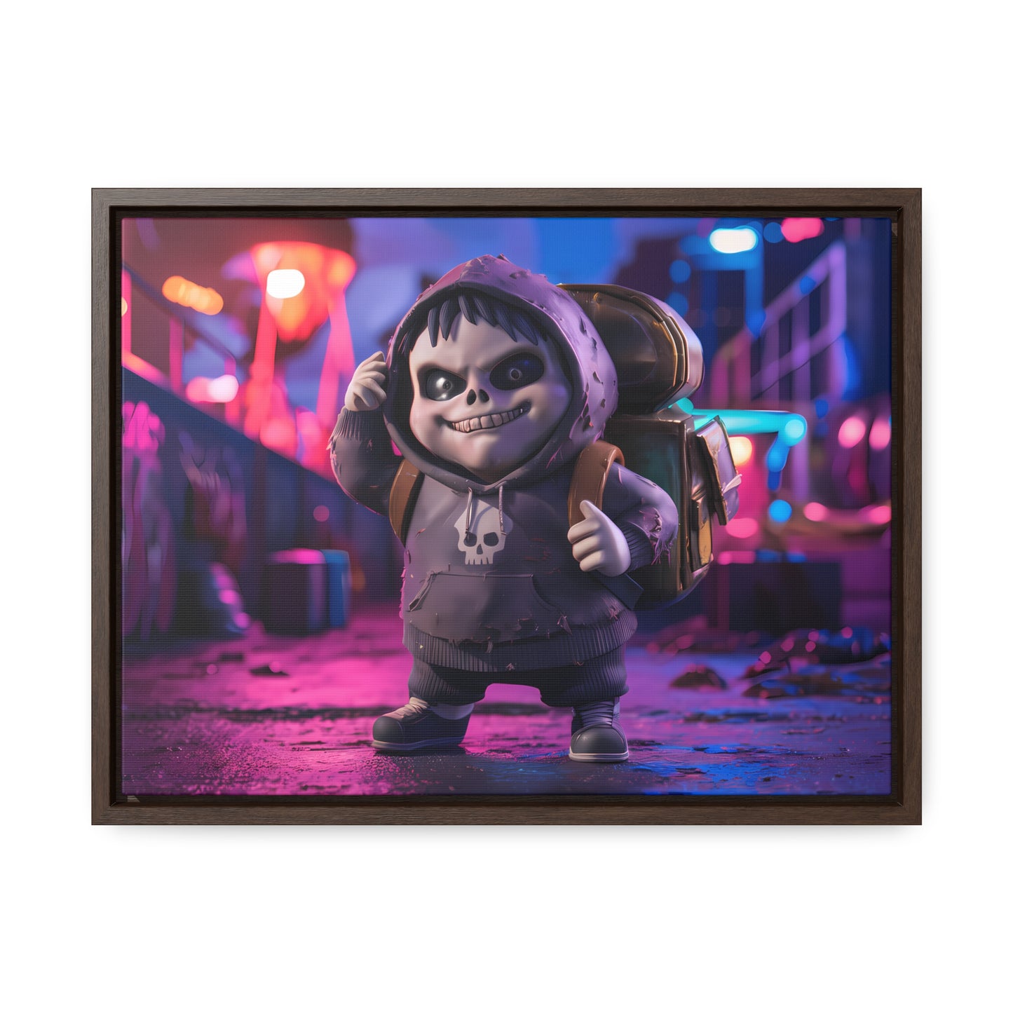 Midnight Mischief - Gallery Canvas Wraps, Horizontal Frame