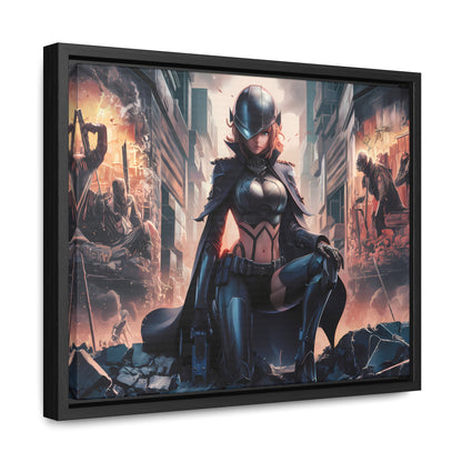 "Shadow of the Resistance" - Gallery Canvas Wraps, Horizontal Frame
