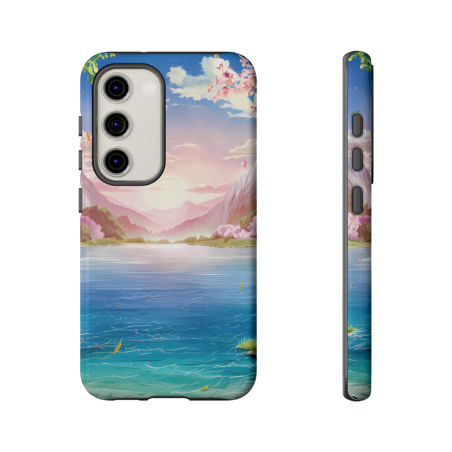 Serene Lake and Mountains - Smartphone Tough Cases