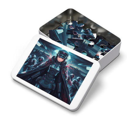 Enforcer of the Neon Dystopia - Jigsaw Puzzle (30, 110, 252, 500,1000-Piece)